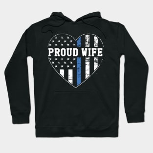 Proud Wife of a Police Officer Hoodie